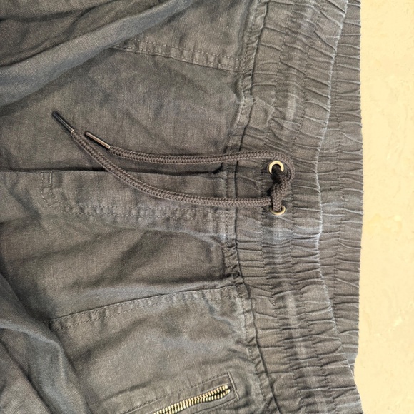 Athleta Wide Leg 100% Linen Pants Size 14 - Picture 2 of 7